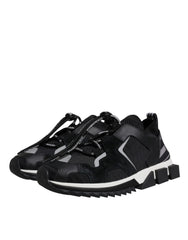 Dolce & Gabbana Black Mesh Sorrento Trekking Sneakers Shoes -   -  Dolce & Gabbana.