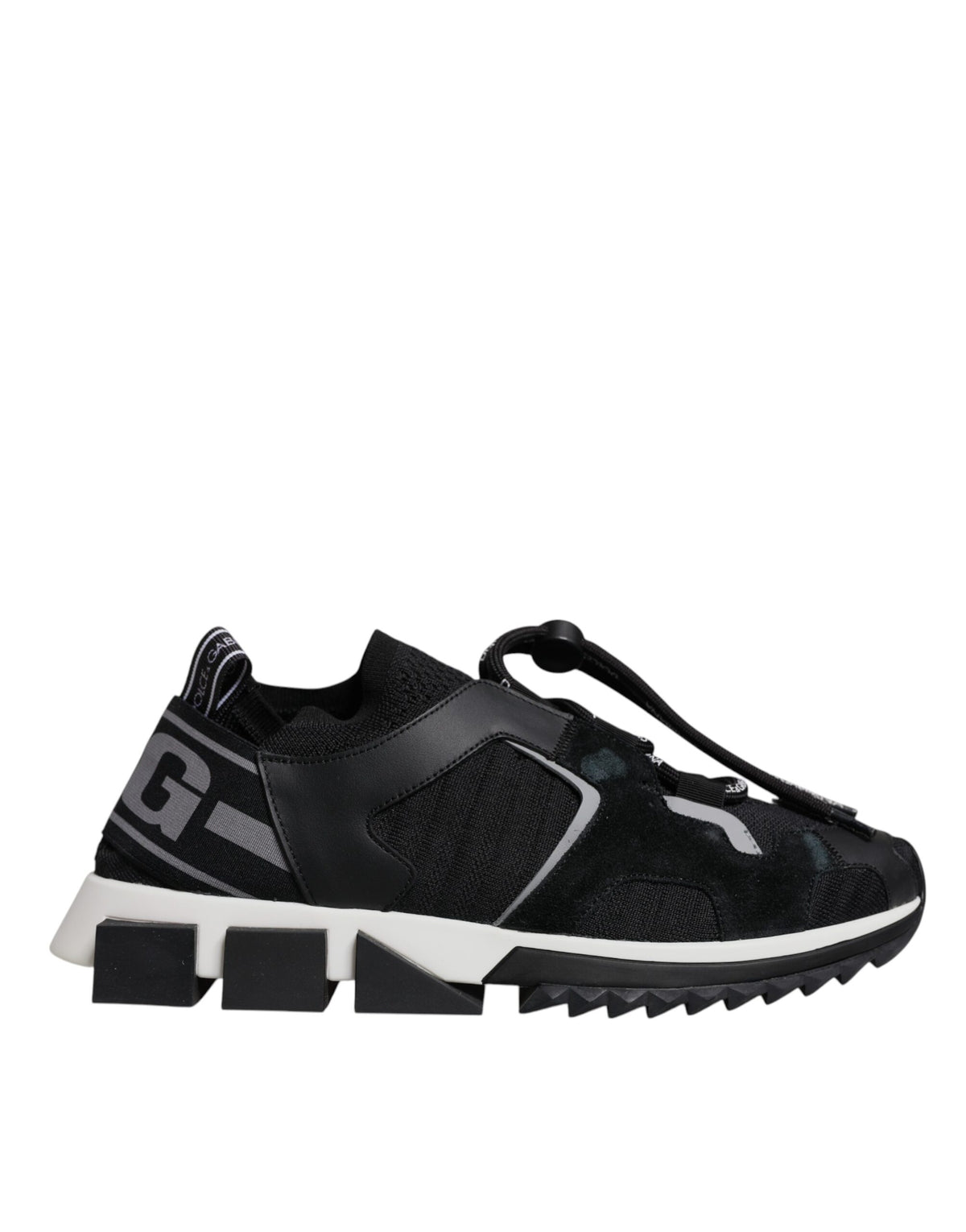 Dolce & Gabbana Black Mesh Sorrento Trekking Sneakers Shoes -   -  Dolce & Gabbana.