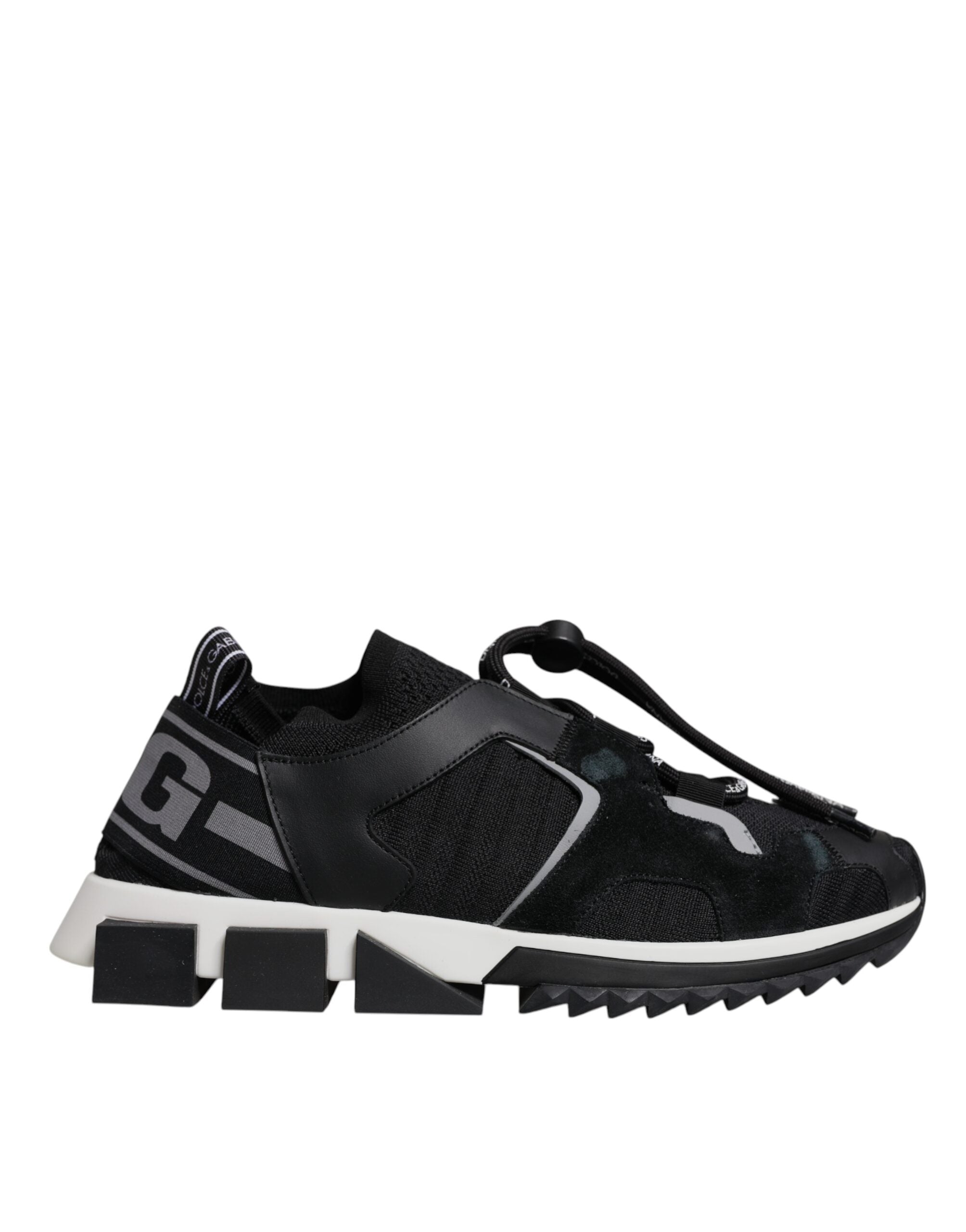 Dolce & Gabbana Black Mesh Sorrento Trekking Sneakers Shoes -   -  Dolce & Gabbana.
