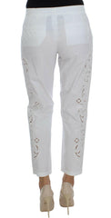 Dolce & Gabbana White Floral Cutout Dress Sicily Pants -   -  Dolce & Gabbana.