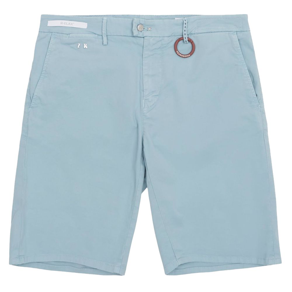 Tramarossa Light Blue Linen Men Short -   -  Tramarossa.