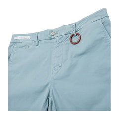 Tramarossa Light Blue Linen Men Short -   -  Tramarossa.