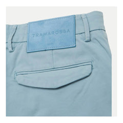 Tramarossa Light Blue Linen Men Short -   -  Tramarossa.