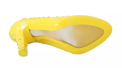 Dolce & Gabbana Yellow Crystal Heels CINDERELLA Shoes -   -  Dolce & Gabbana.