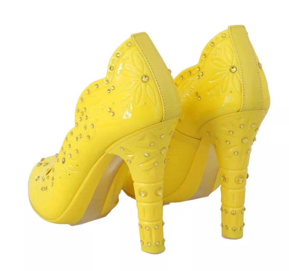 Dolce & Gabbana Yellow Crystal Heels CINDERELLA Shoes -   -  Dolce & Gabbana. Dolce & Gabbana Yellow Crystal Heels CINDERELLA Shoes -   -  Dolce & Gabbana.