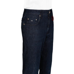 Tramarossa Blue Cotton Jeans & Pant -   -  Tramarossa.
