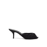Dolce & Gabbana Black Cotton Sandal -   -  Dolce & Gabbana.
