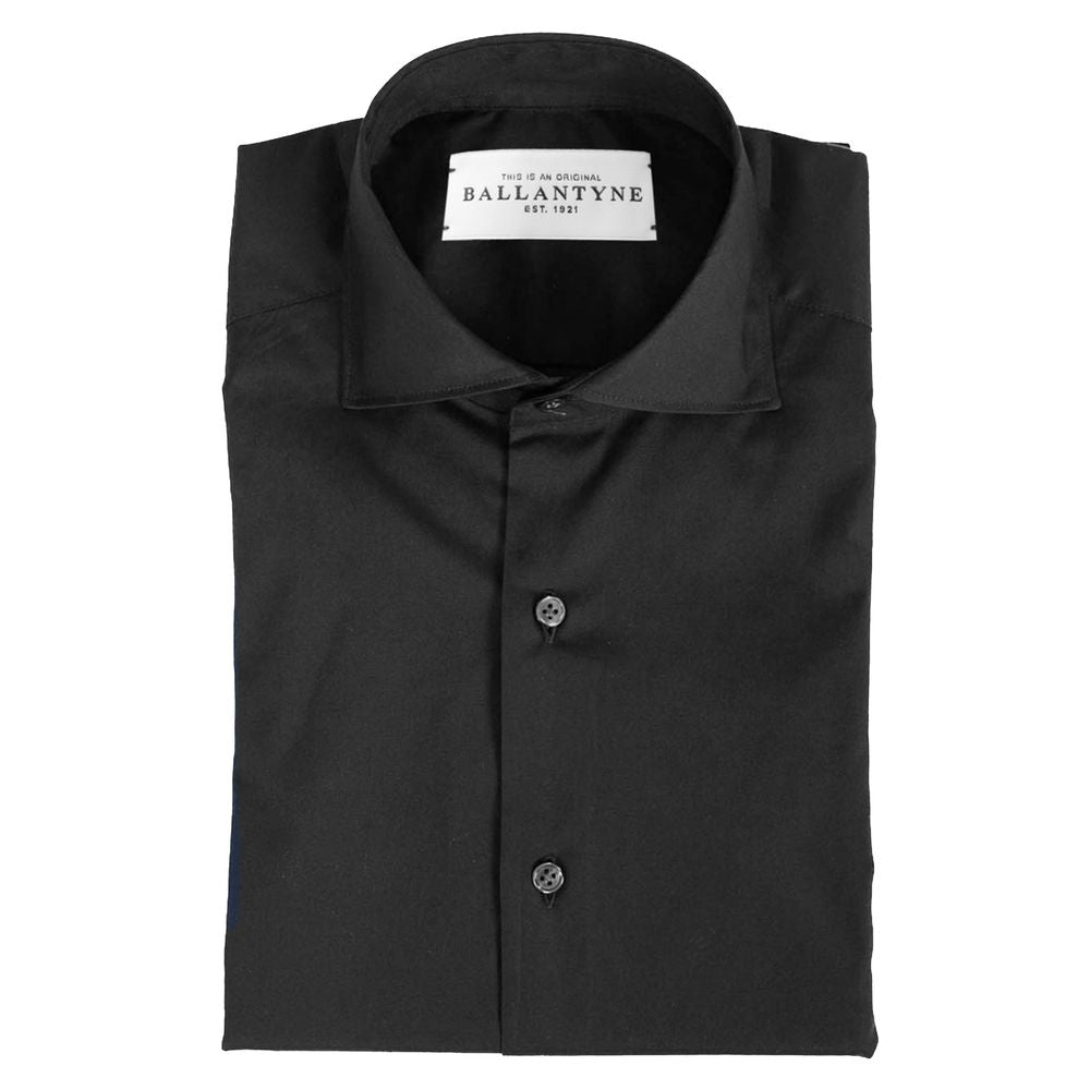 Ballantyne Black Cotton Men's Shirt -   -  Ballantyne.