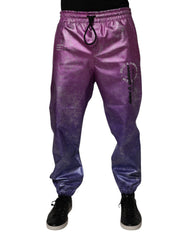 Dolce & Gabbana Pink Purple Two Tone Jogger Sweatpants Pants -   -  Dolce & Gabbana.