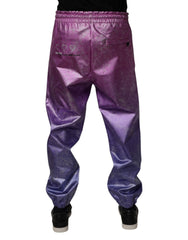 Dolce & Gabbana Pink Purple Two Tone Jogger Sweatpants Pants -   -  Dolce & Gabbana.