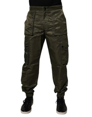 Dolce & Gabbana Dark Green Nylon Cargo Pants -   -  Dolce & Gabbana.