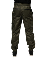 Dolce & Gabbana Dark Green Nylon Cargo Pants -   -  Dolce & Gabbana.