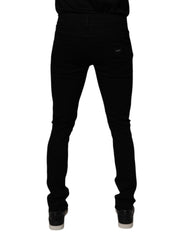 Dolce & Gabbana Black Cotton Stretch Skinny Men Denim Jeans -   -  Dolce & Gabbana.