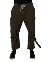 Dolce & Gabbana Brown Cotton Stretch Cargo Pants -   -  Dolce & Gabbana.