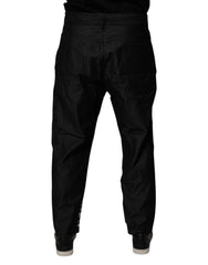 Dolce & Gabbana Black Bandana Cotton Skinny Denim Jeans -   -  Dolce & Gabbana.