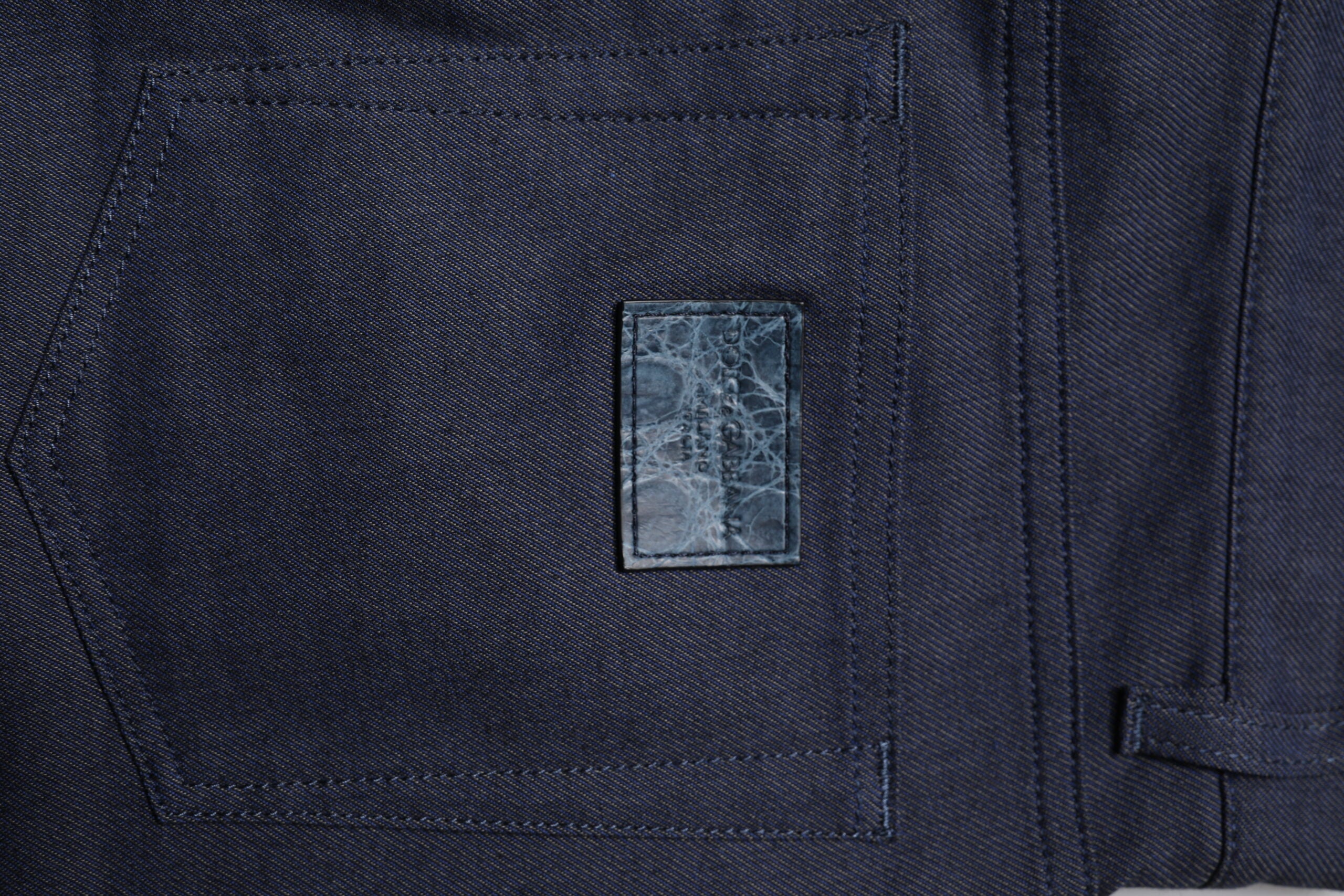 Dolce & Gabbana Dark Blue Cotton Stretch Skinny Denim Jeans -   -  Dolce & Gabbana. Dolce & Gabbana Dark Blue Cotton Stretch Skinny Denim Jeans -   -  Dolce & Gabbana.