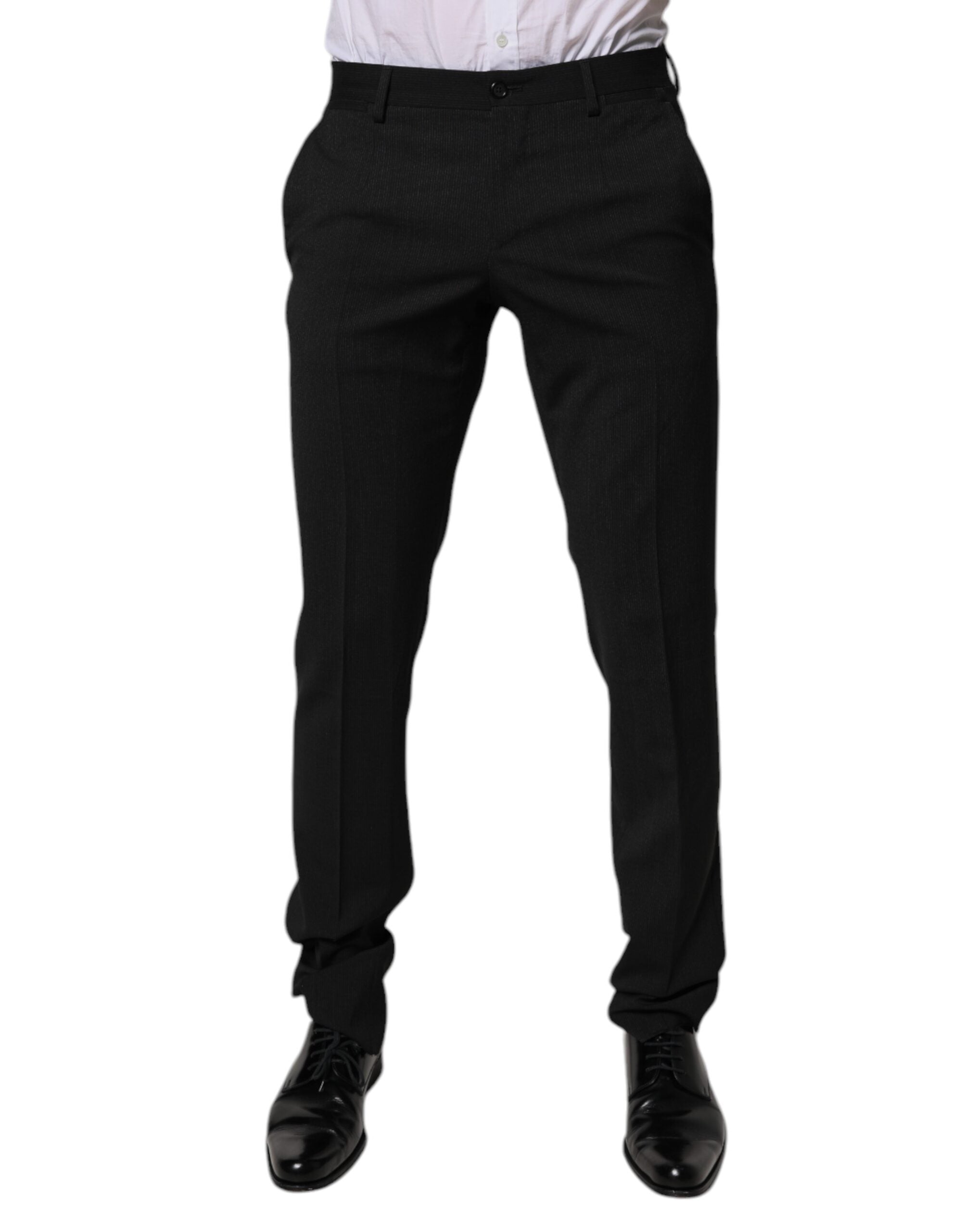 Dolce & Gabbana Black Polyester Tapered Formal Men Dress Pants -   -  Dolce & Gabbana. Dolce & Gabbana Black Polyester Tapered Formal Men Dress Pants -   -  Dolce & Gabbana.