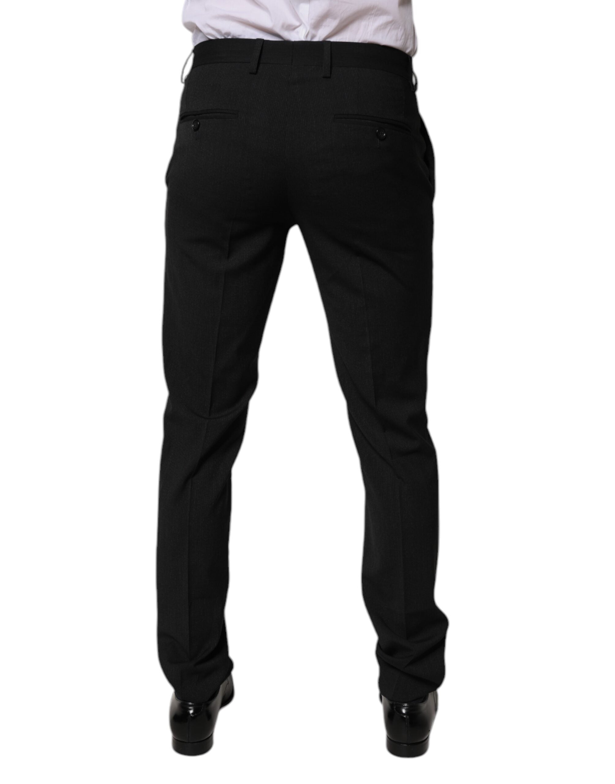 Dolce & Gabbana Black Polyester Tapered Formal Men Dress Pants -   -  Dolce & Gabbana. Dolce & Gabbana Black Polyester Tapered Formal Men Dress Pants -   -  Dolce & Gabbana.