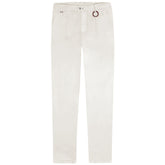 Tramarossa White Cotton Jeans & Pant -   -  Tramarossa.