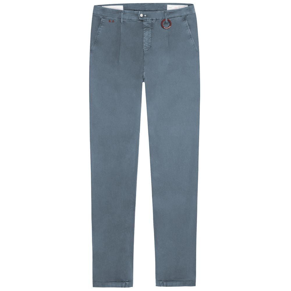 Tramarossa Light Blue Cotton Men Jeans -   -  Tramarossa.