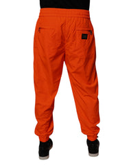 Dolce & Gabbana Orange Polyester Men Jogger Sweatpants Pants -   -  Dolce & Gabbana.