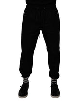 Dolce & Gabbana Black Cotton Men Jogger Sweatpants Pants -   -  Dolce & Gabbana.