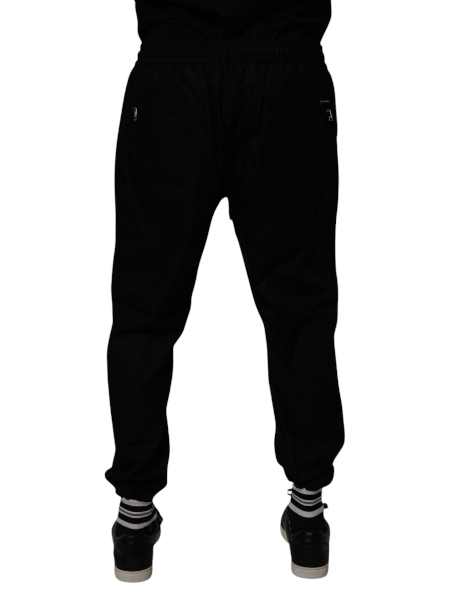 Dolce & Gabbana Black Cotton Men Jogger Sweatpants Pants -   -  Dolce & Gabbana. Dolce & Gabbana Black Cotton Men Jogger Sweatpants Pants -   -  Dolce & Gabbana.