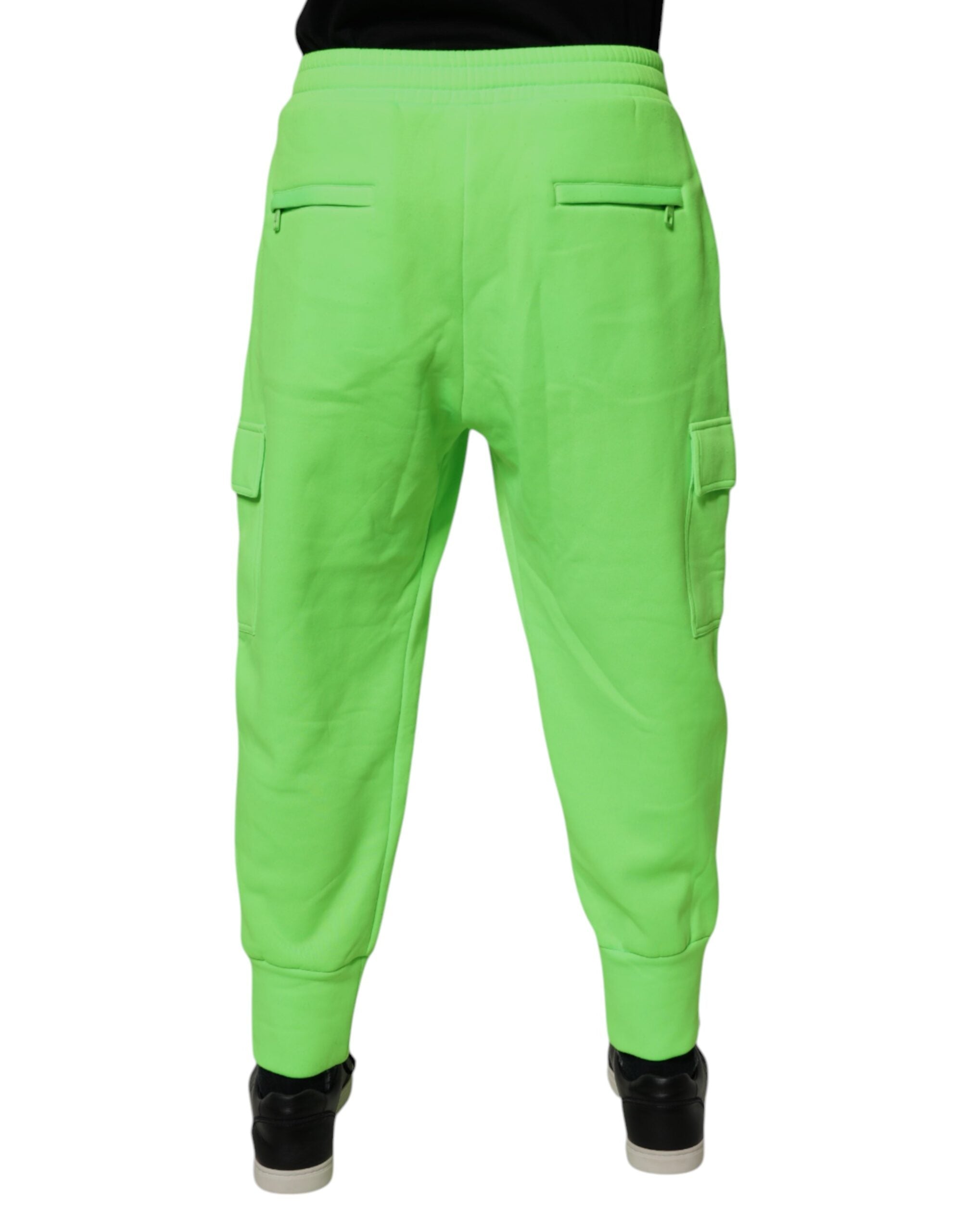 Dolce & Gabbana Neon Green Cargo Jogger Men Sweatpants Pants -   -  Dolce & Gabbana. Dolce & Gabbana Neon Green Cargo Jogger Men Sweatpants Pants -   -  Dolce & Gabbana.