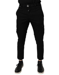 Dolce & Gabbana Black Cotton Stretch Skinny Cargo Denim Jeans -   -  Dolce & Gabbana.