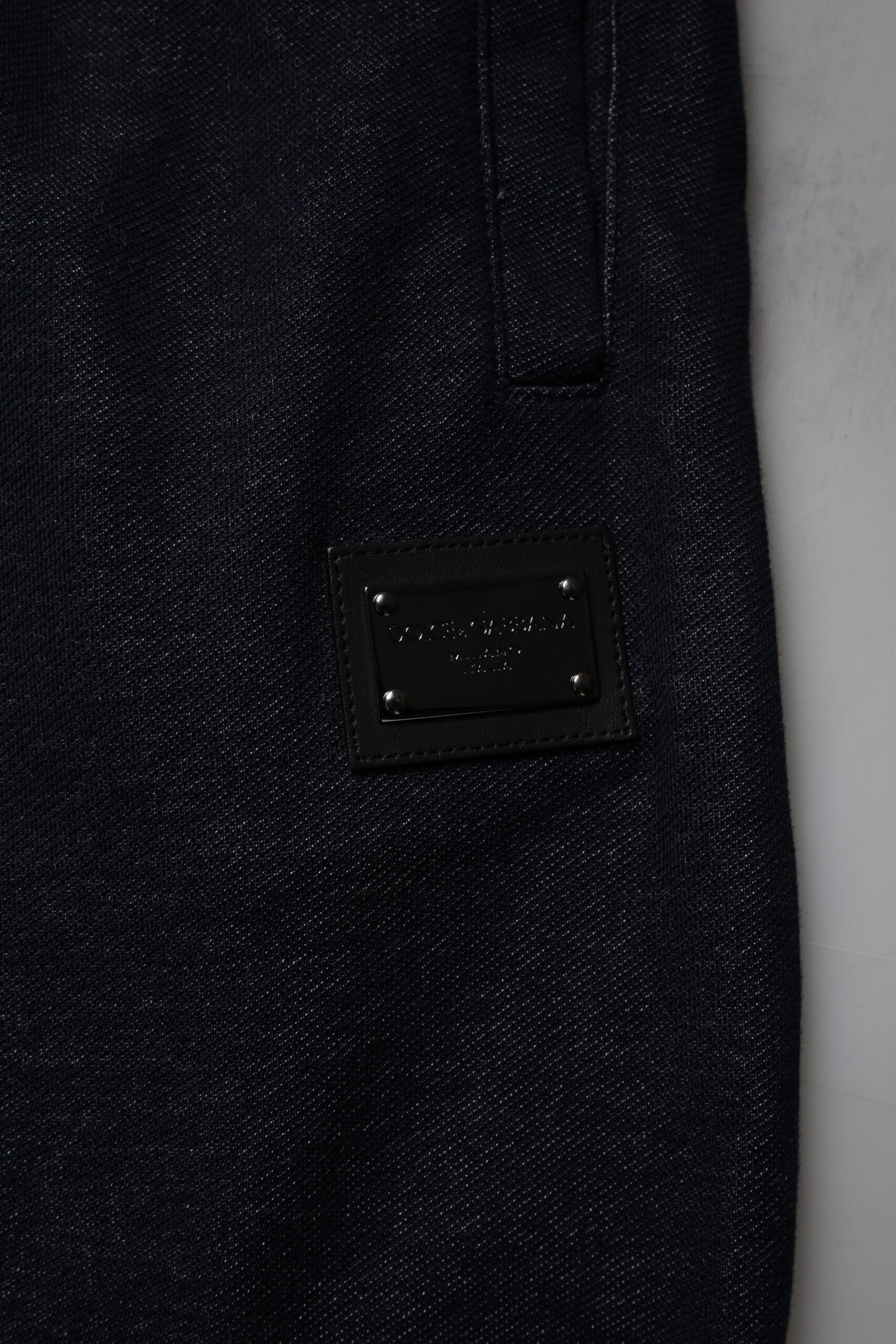 Dolce & Gabbana Black Jacquard Cotton Jogger Sweatpants Pants -   -  Dolce & Gabbana. Dolce & Gabbana Black Jacquard Cotton Jogger Sweatpants Pants -   -  Dolce & Gabbana.