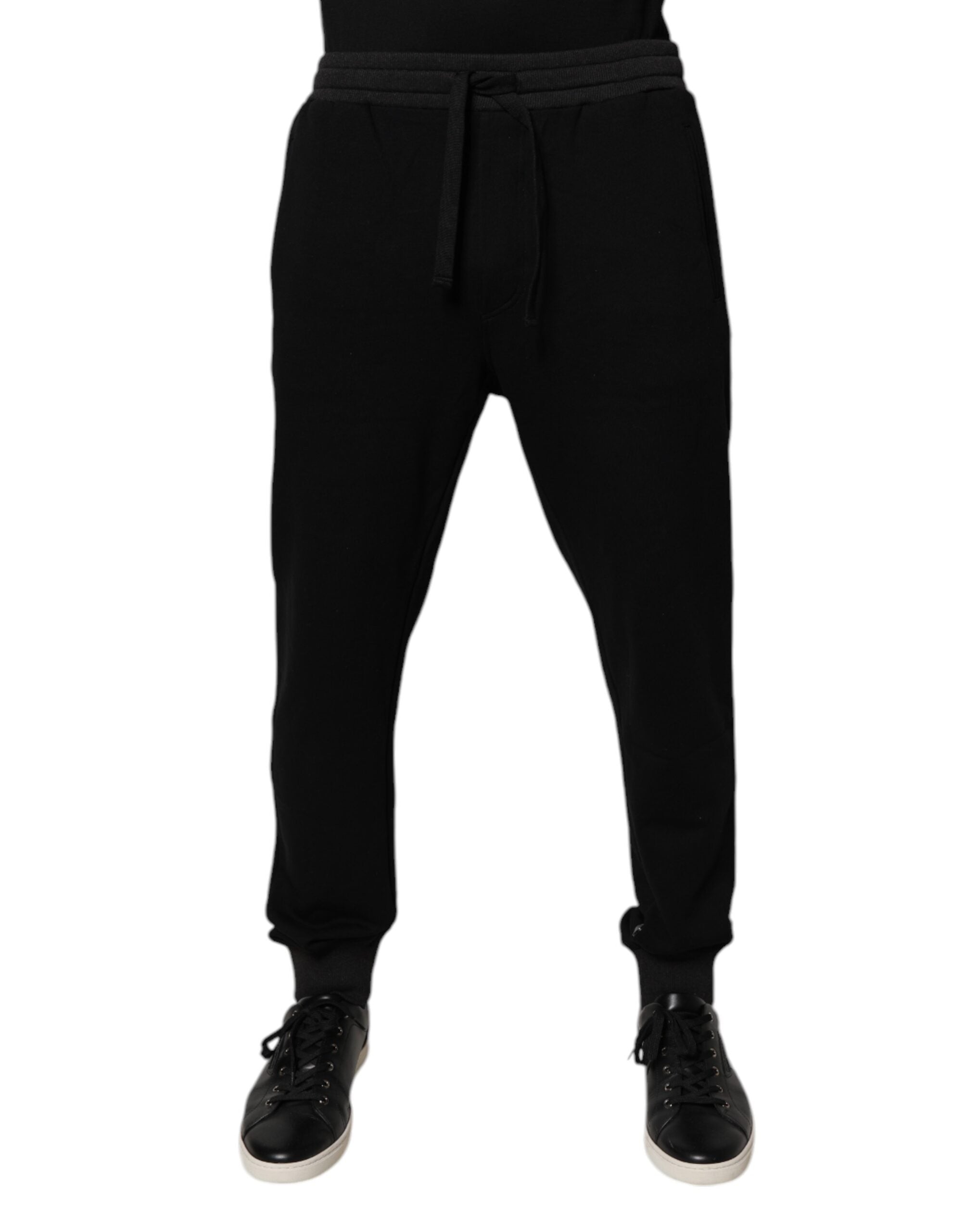 Dolce & Gabbana Black Logo Men Jogger Cotton Sweatpants Pants -   -  Dolce & Gabbana. Dolce & Gabbana Black Logo Men Jogger Cotton Sweatpants Pants -   -  Dolce & Gabbana.