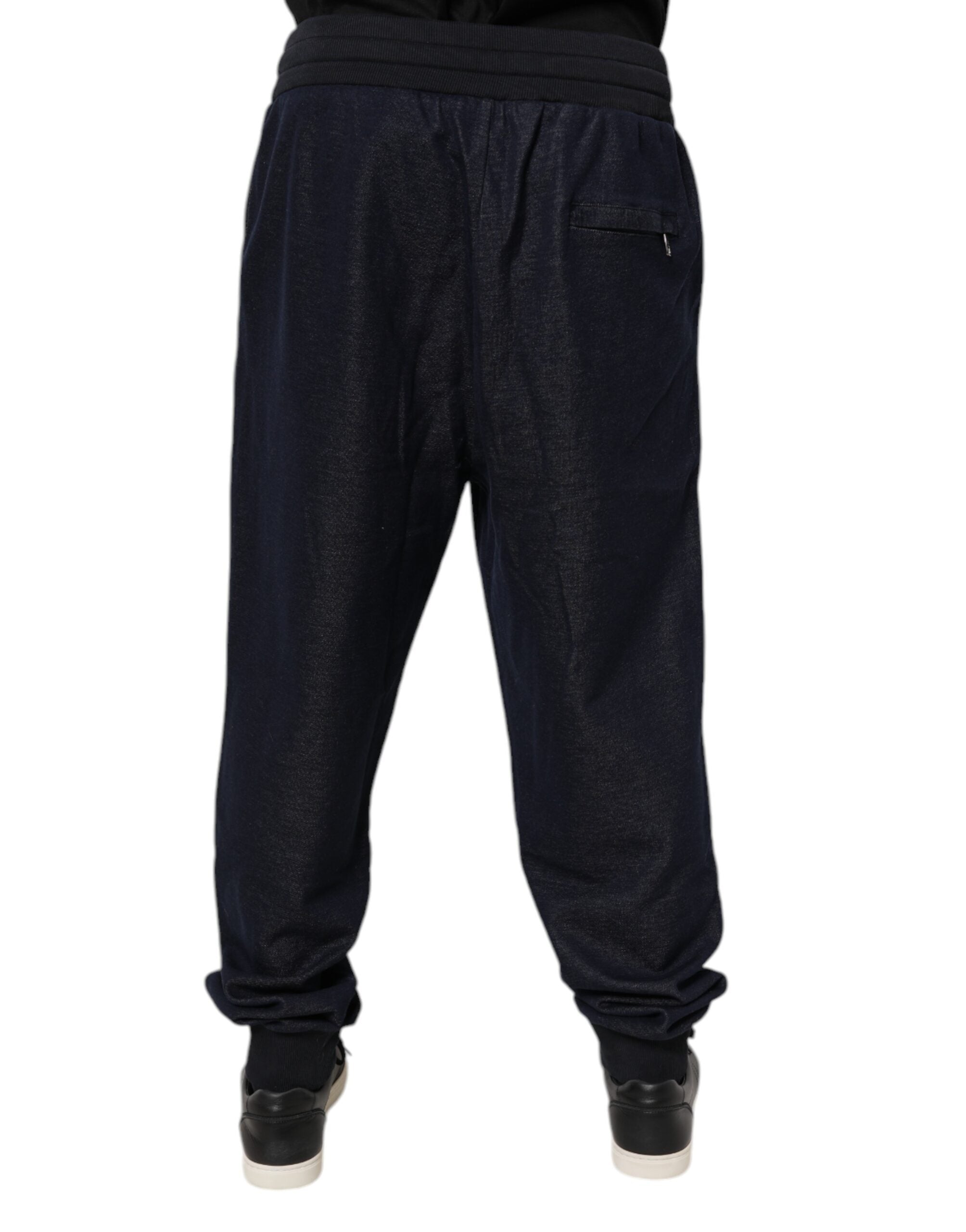 Dolce & Gabbana Black Jacquard Jogger Men Sweatpants Pants -   -  Dolce & Gabbana. Dolce & Gabbana Black Jacquard Jogger Men Sweatpants Pants -   -  Dolce & Gabbana.