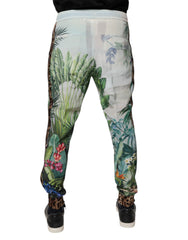 Dolce & Gabbana Multicolor Tropical Jogger Sweatpants Pants -   -  Dolce & Gabbana.