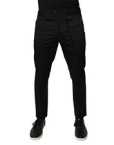 Dolce & Gabbana Dark Blue Cotton Men Jogger Sweatpants Pants -   -  Dolce & Gabbana.