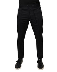 Dolce & Gabbana Dark Blue Cotton Men Jogger Sweatpants Pants -   -  Dolce & Gabbana.