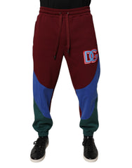 Dolce & Gabbana Multicolor Cotton Men Jogger Sweatpants Pants -   -  Dolce & Gabbana.