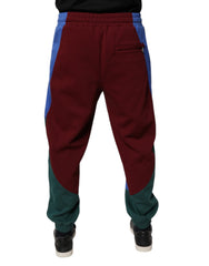 Dolce & Gabbana Multicolor Cotton Men Jogger Sweatpants Pants -   -  Dolce & Gabbana.