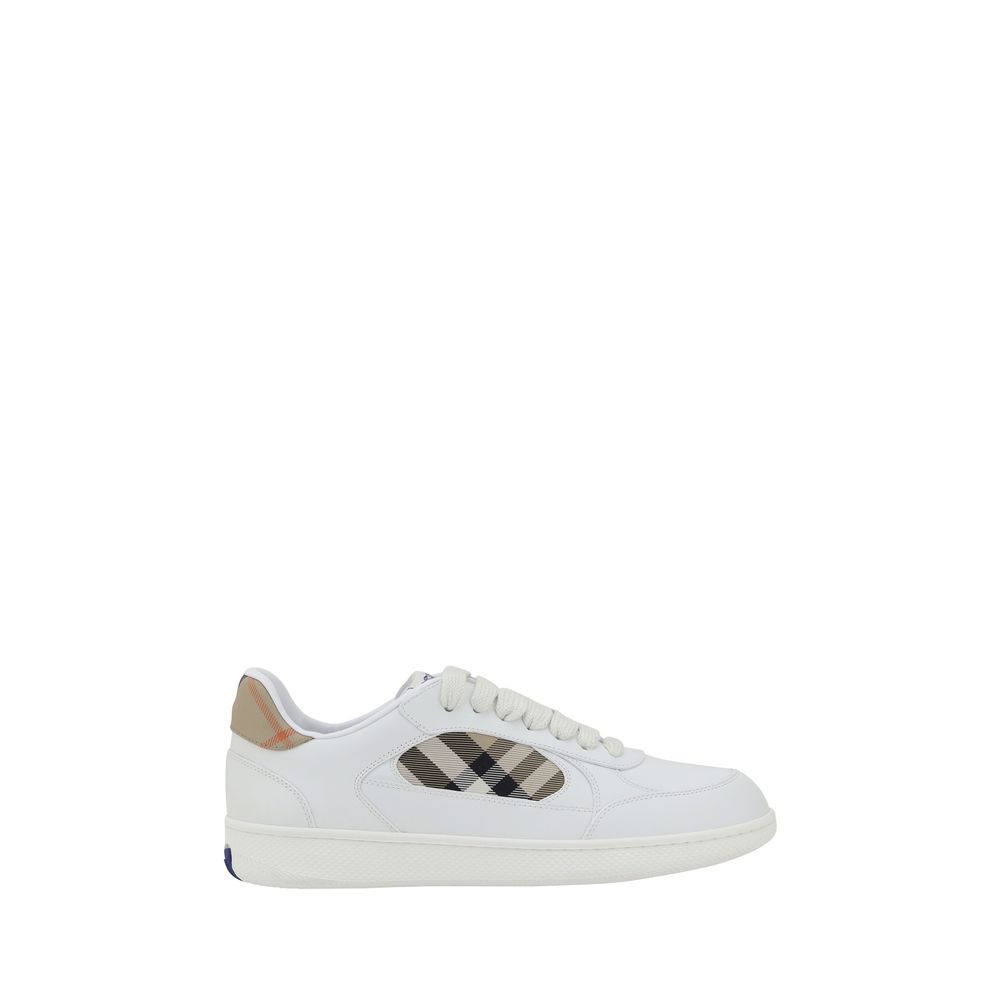 Burberry Leather Sneakers -   -  Burberry.