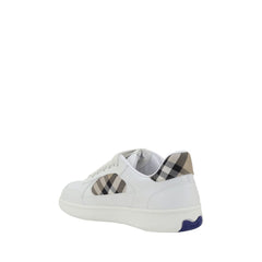 Burberry Leather Sneakers -   -  Burberry.