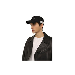 Diego Venturino Black Cotton Hats & Cap -   -  Diego Venturino.