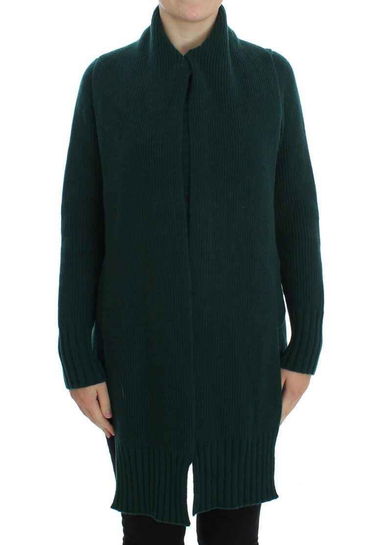 Dolce & Gabbana Green Knitted Cashmere Cardigan -   -  Dolce & Gabbana.