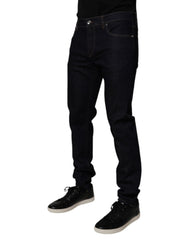 Dolce & Gabbana Black Cotton Stretch Men Skinny Denim Jeans -   -  Dolce & Gabbana.