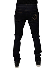 Dolce & Gabbana Black Cotton Stretch Men Skinny Denim Jeans -   -  Dolce & Gabbana.