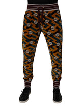 Dolce & Gabbana Multicolor Logo Monogram Jogger Sweatpants Pants -   -  Dolce & Gabbana.