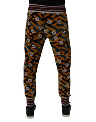 Dolce & Gabbana Multicolor Logo Monogram Jogger Sweatpants Pants -   -  Dolce & Gabbana.