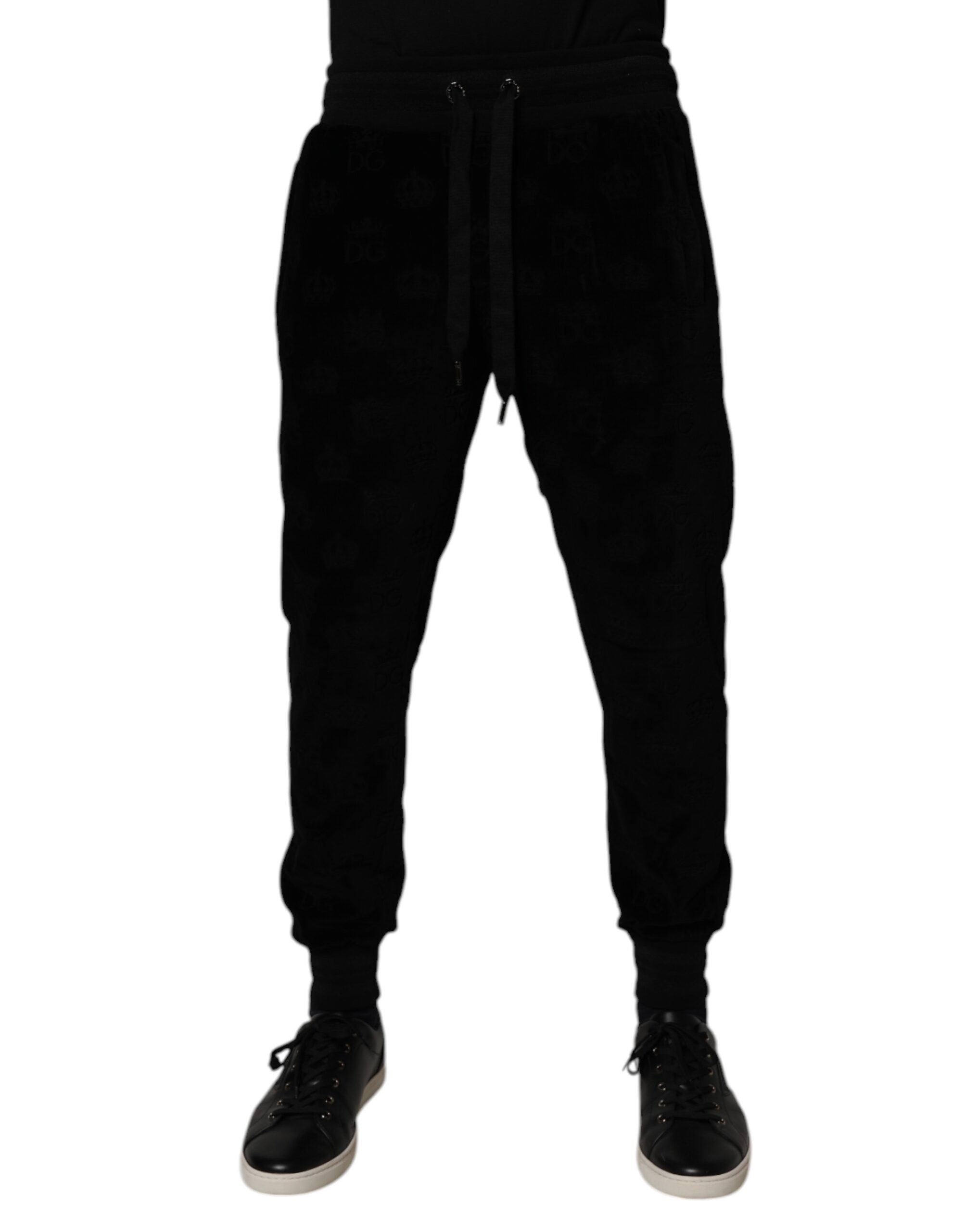 Dolce & Gabbana Black Cotton Jogger Men Sweatpants Pants -   -  Dolce & Gabbana. Dolce & Gabbana Black Cotton Jogger Men Sweatpants Pants -   -  Dolce & Gabbana.