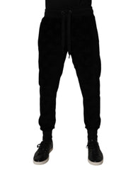 Dolce & Gabbana Black Cotton Jogger Men Sweatpants Pants -   -  Dolce & Gabbana.