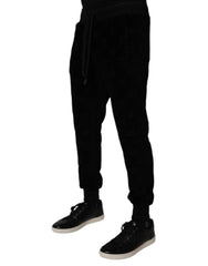 Dolce & Gabbana Black Cotton Jogger Men Sweatpants Pants -   -  Dolce & Gabbana.