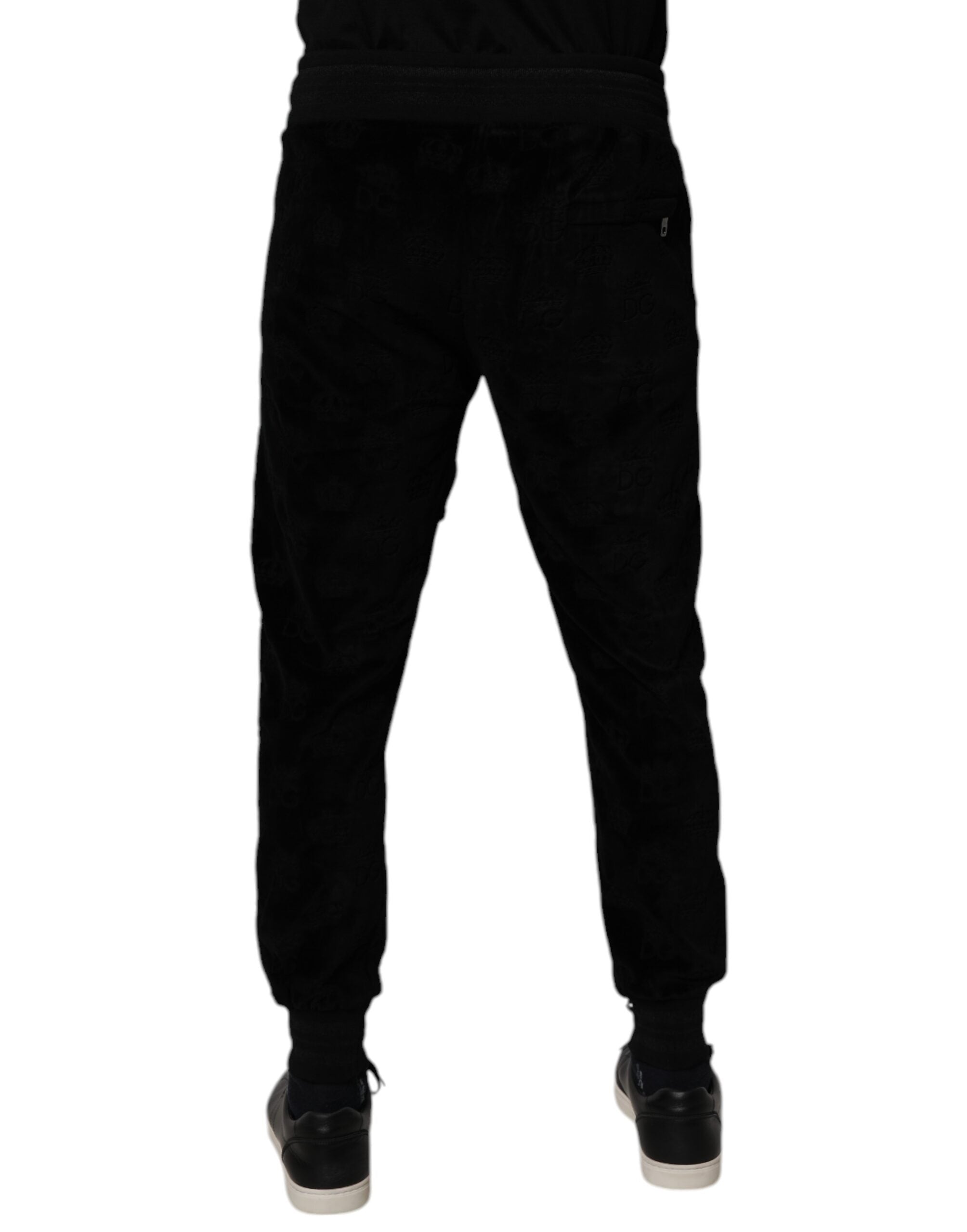 Dolce & Gabbana Black Cotton Jogger Men Sweatpants Pants -   -  Dolce & Gabbana. Dolce & Gabbana Black Cotton Jogger Men Sweatpants Pants -   -  Dolce & Gabbana.