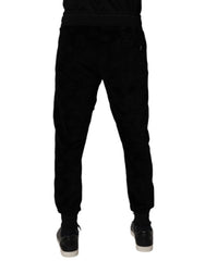 Dolce & Gabbana Black Cotton Jogger Men Sweatpants Pants -   -  Dolce & Gabbana.